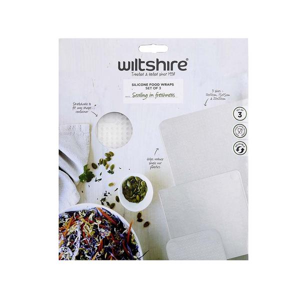 Reusable Silicone Food Wraps Set of 3