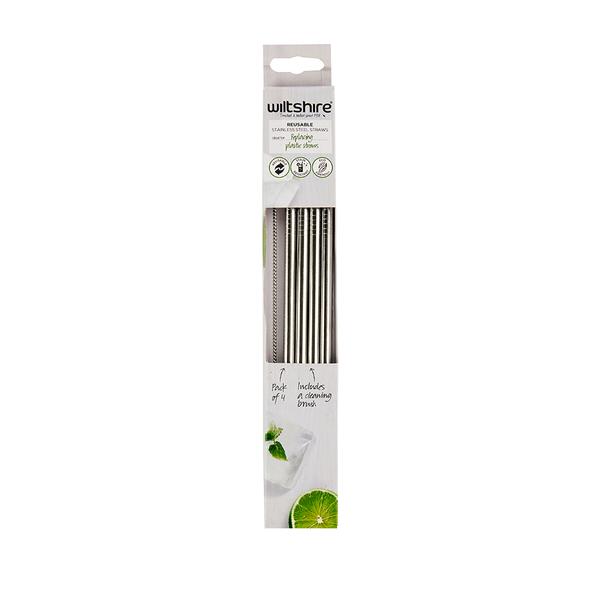 Stainless Steel Straws 4 Pack