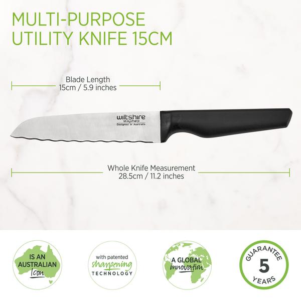 Staysharp Multi-Purpose Utility Knife 15cm