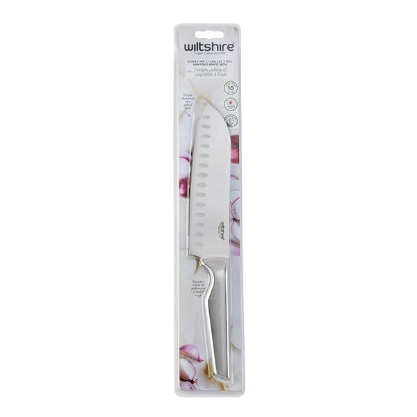 Signature Stainless Steel Santoku Knife 18cm