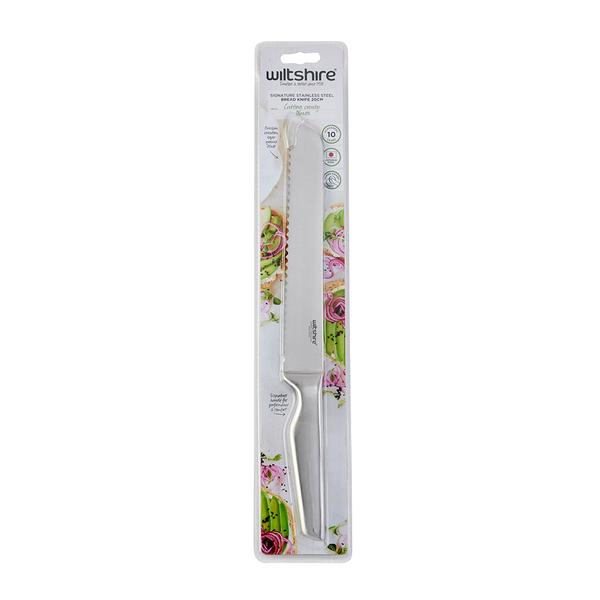 Signature Stainless Steel Bread Knife 20cm