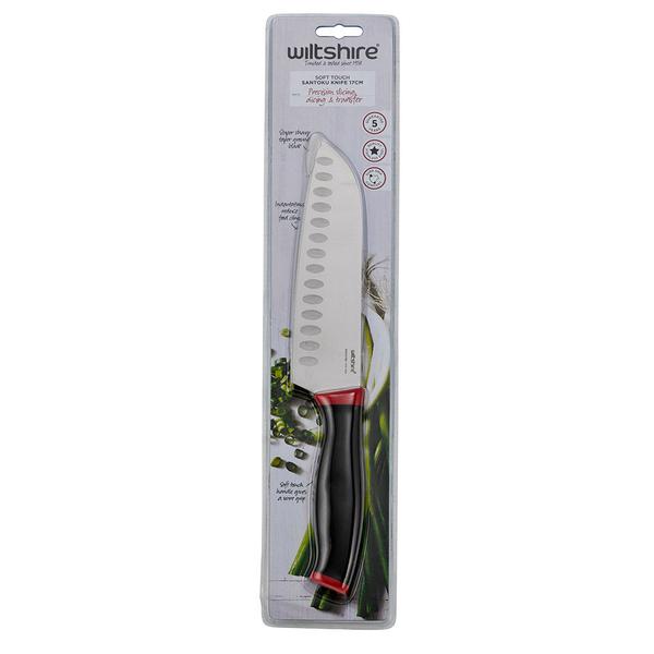 Soft Touch Santoku Knife 17cm