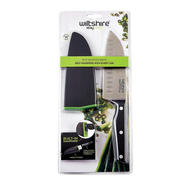 Staysharp Triple Rivet Santoku Knife 15cm