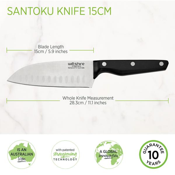 Staysharp Triple Rivet Santoku Knife 15cm