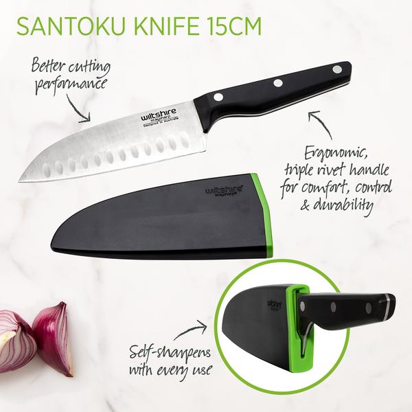 Staysharp Triple Rivet Santoku Knife 15cm