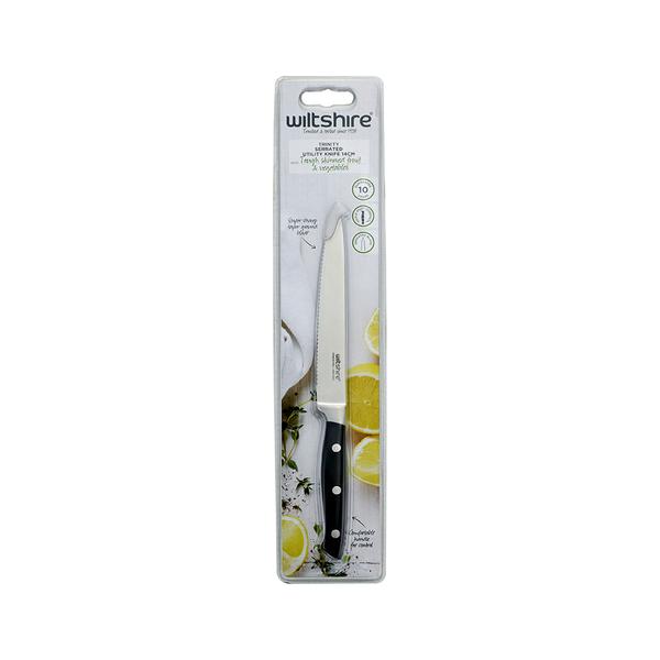 Trinity Serrated Utility Knife 14cm