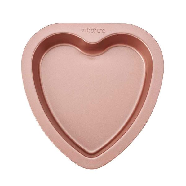 Rose Gold Heart Pan