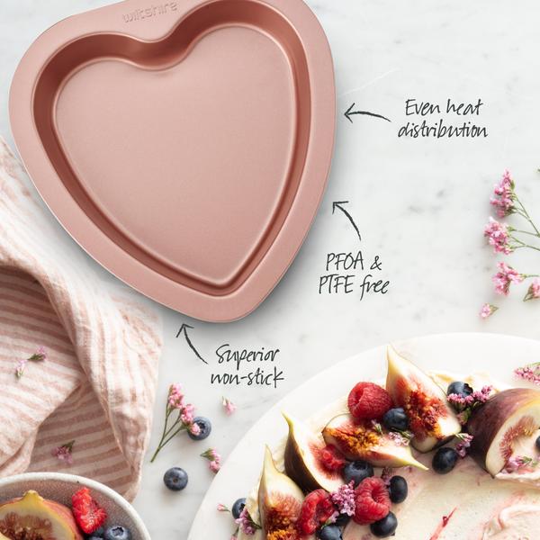 Rose Gold Heart Pan