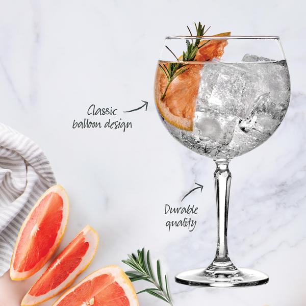 Salute Gin Balloon 600ml 4 Pack
