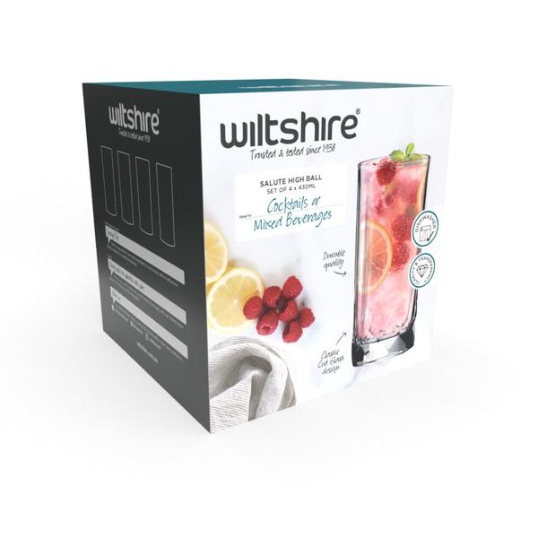 Salute Highball 430ml 4 Pack
