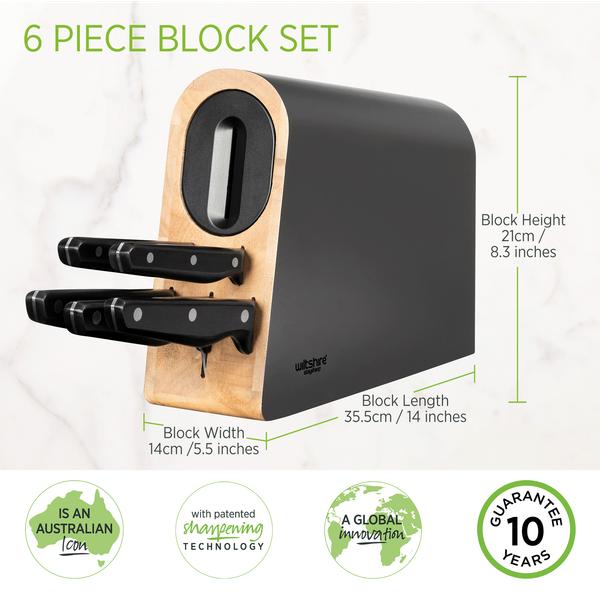Triple Rivet Knife Block Set 6 Piece