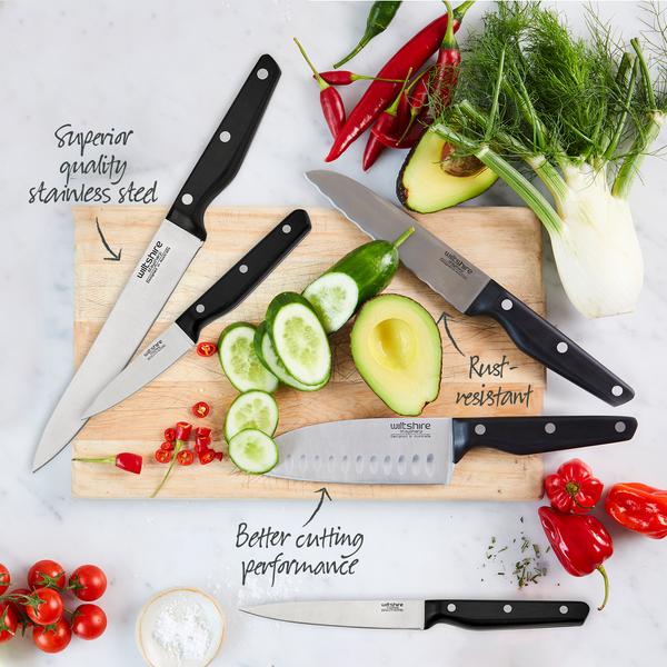Triple Rivet Knife Block Set 6 Piece