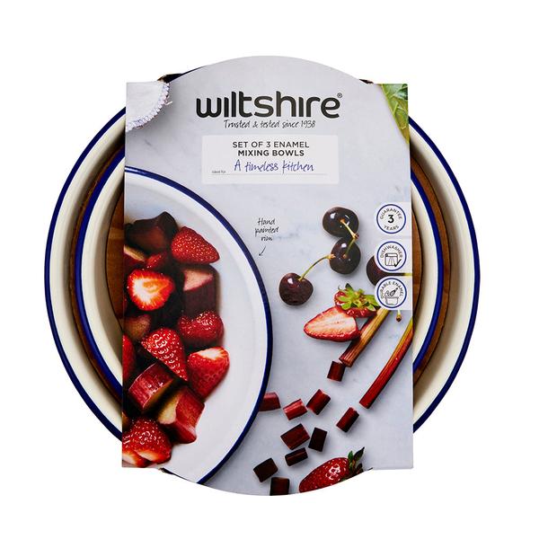 Enamel Mixing Bowl Set of 3