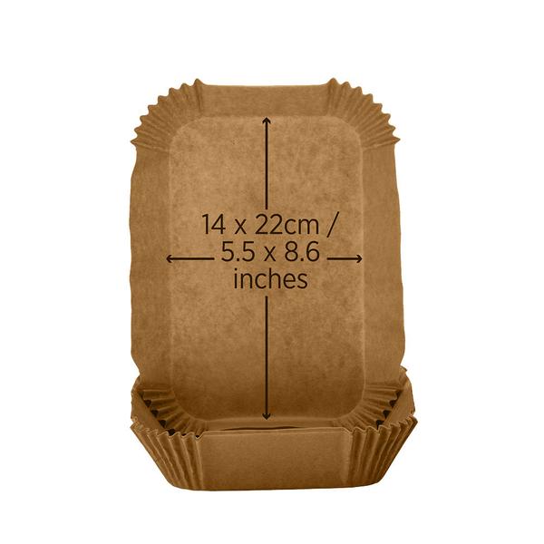 Air Fryer Liners 22 x 14cm Pack of 50 Rectangle