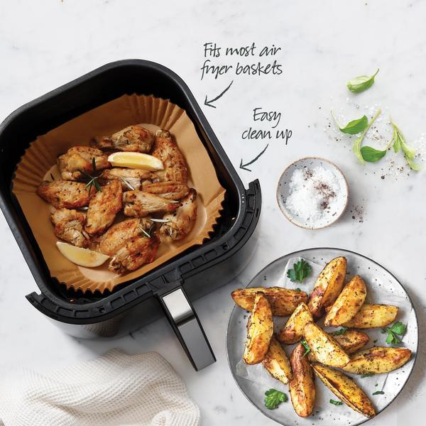 Air Fryer Liners 16cm Pack of 50 Square