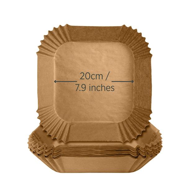 Air Fryer Liners 20cm Pack of 50 Square