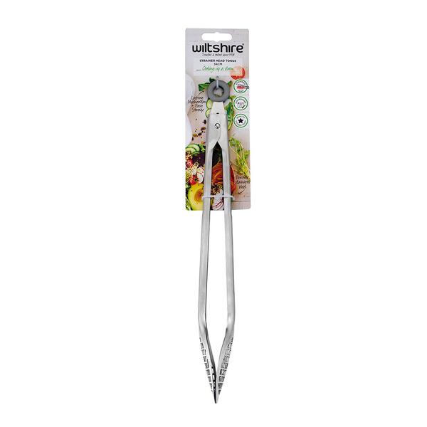Strainer Head Tongs 34cm