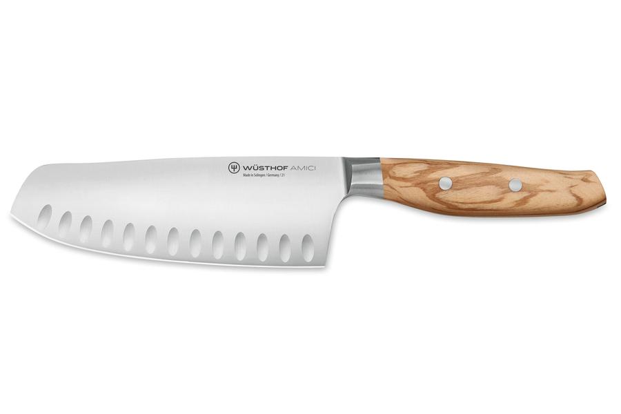 Santoku Knife With Hollows 17cm