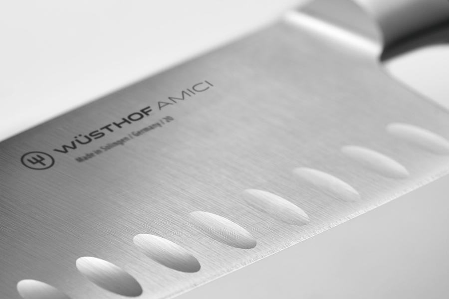 Santoku Knife With Hollows 17cm