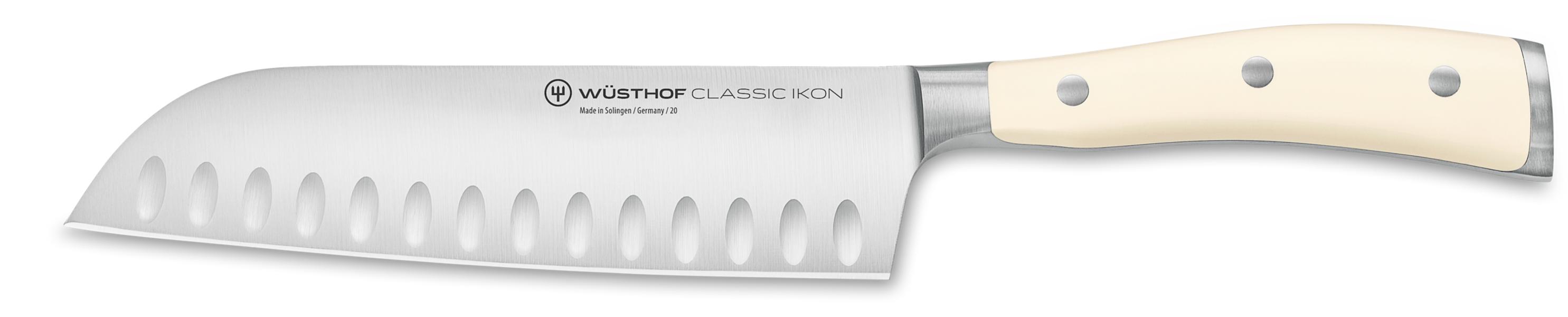 Crème Santoku Knife 17cm