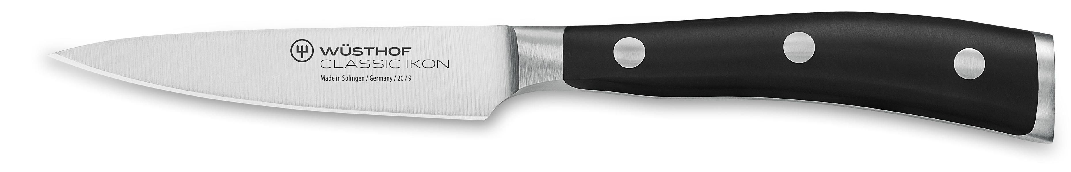 Classic Ikon Black Paring Knife 9cm