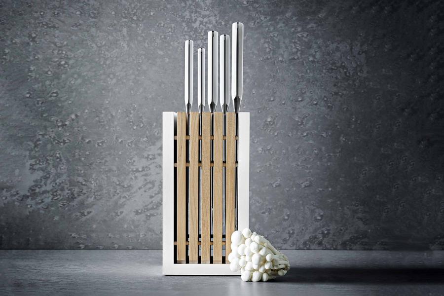 Design Block 6 Piece Set With Bread Knife