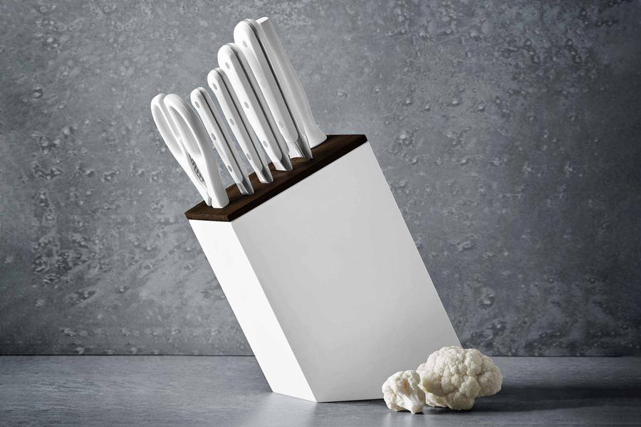 Design Block 7 Piece Set With Bread Knife