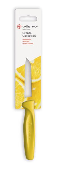 Create Bull Nose Paring Knife 8cm Yellow