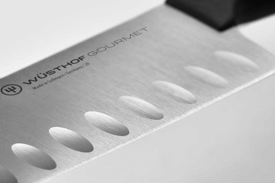 Gourmet Santoku Knife With Hollows 17cm